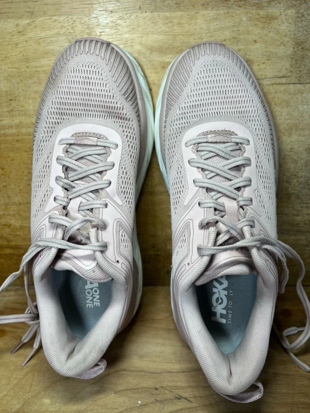 Hoka One One REFLECTIVE Bondi 7 Womens Size 9.5 Running Shoes Sneakers Pink - Picture 7 of 11